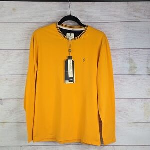 Scott James Yellow Long Sleeve Shirt Sz L NWT
